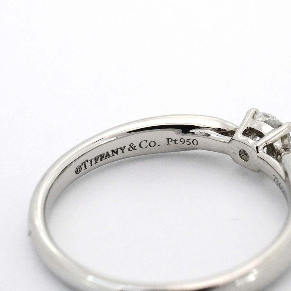 TIFFANY Silver Diamond Ring - Picture 4 of 7